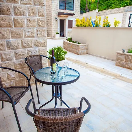 Ferienwohnung Rosmarino Sveti Stefan Exterior foto