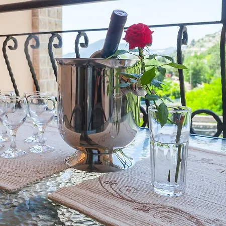Ferienwohnung Rosmarino Sveti Stefan Exterior foto